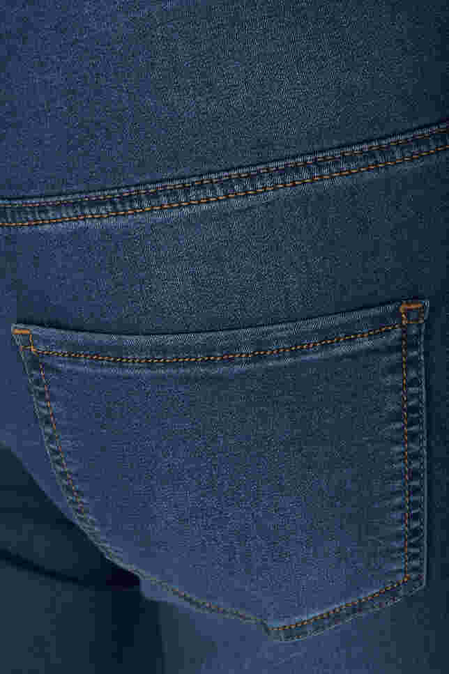Extra slim fit Nille jeans met hoge taille, Blue d. washed, Packshot image number 3