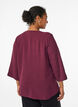 Flash - Blouse met 3/4 mouwen, Donker Bordeaux, Model image number 2