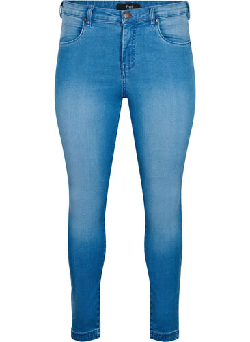 Super slim Amy jeans met hoge taille, Light blue, Packshot image number 0