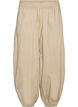 Ballonbroek met zakken en een elastische tailleband, Beige, Packshot image number 0