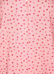 Bedrukte pyjamatop van viscose, Roze, Packshot image number 2