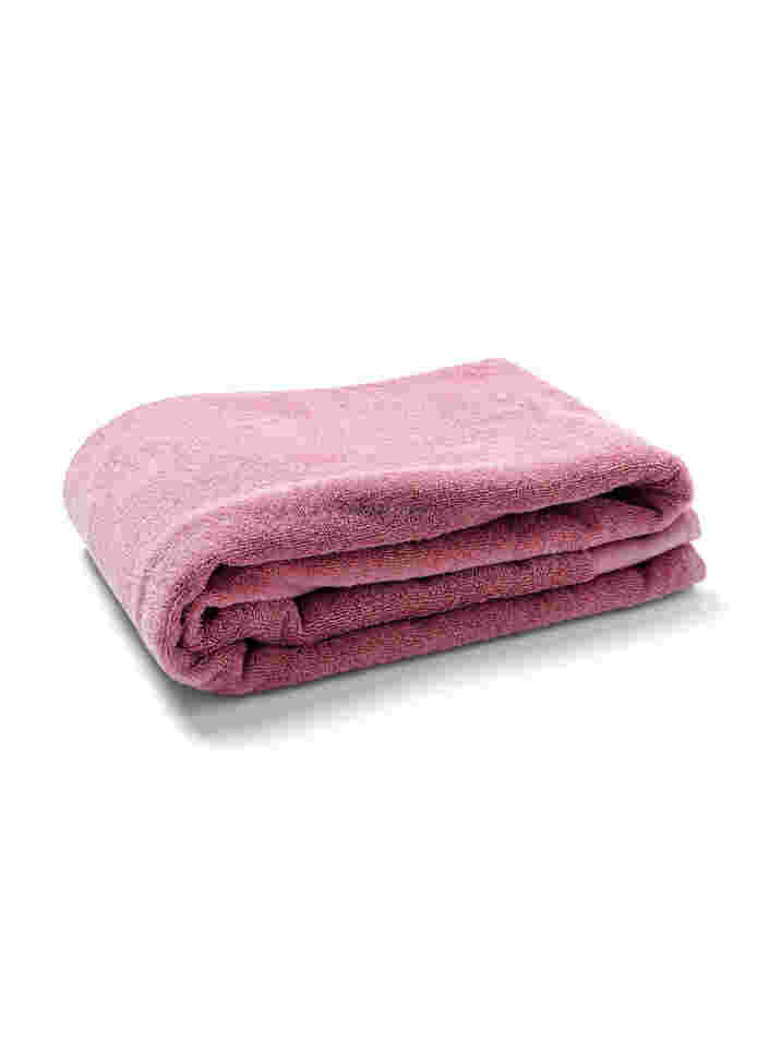 Handdoek van katoenen badstof, Deauville Mauve, Packshot image number 2