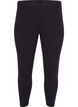 Basic 3/4 legging in viscose, Zwart, Packshot image number 0