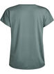 Losvallend sport T-shirt met V-hals, Groen, Packshot image number 1