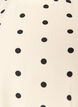 Viscose blouse met spots en mouwen 1/2, Vanille, Packshot image number 2