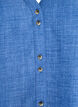 Overhemd blouse met V-hals en korte mouwen, Blauw, Packshot image number 2