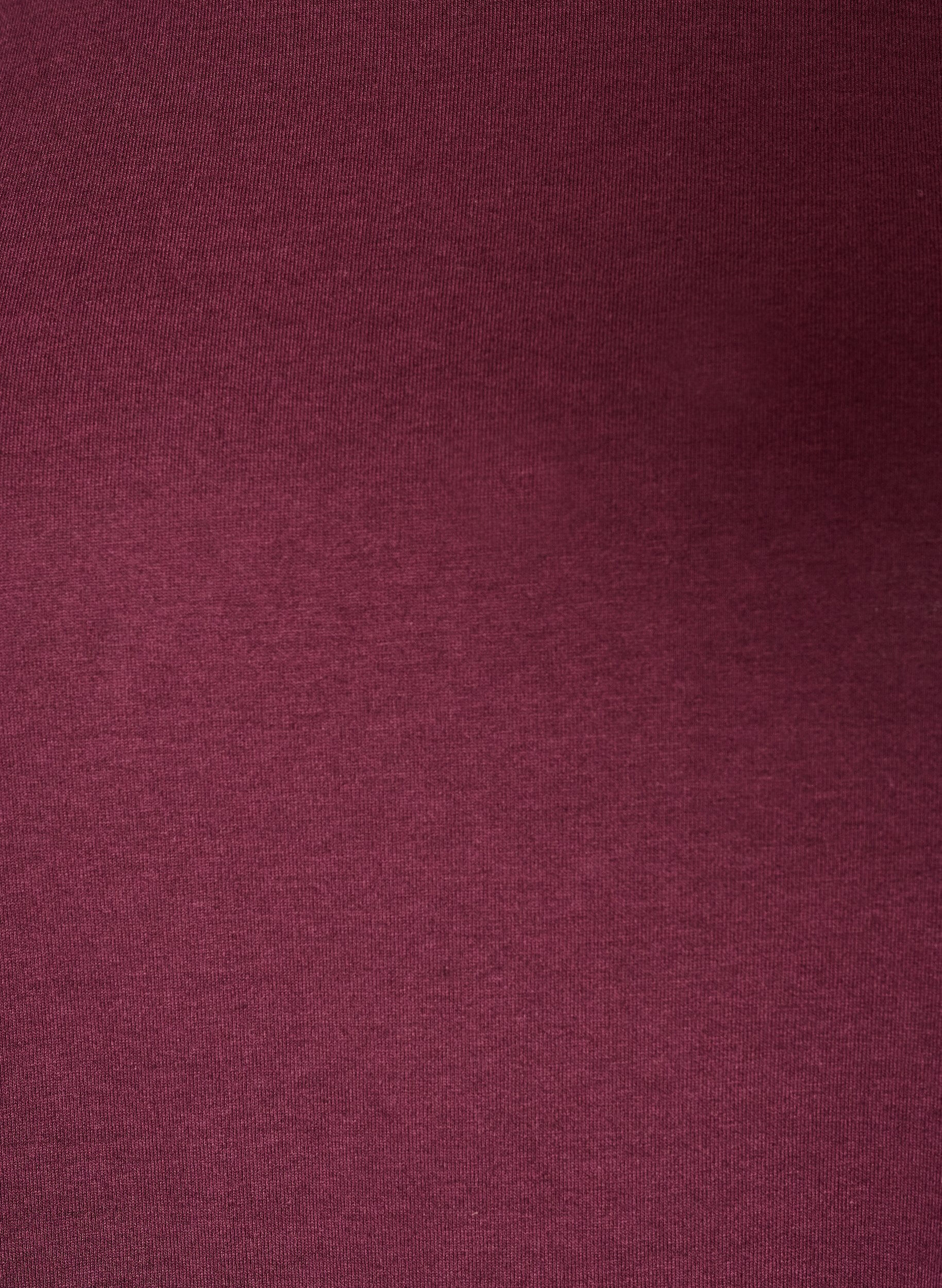 ZizziT-shirt met korte mouwen van katoenmix, Rood, Packshot image number 2