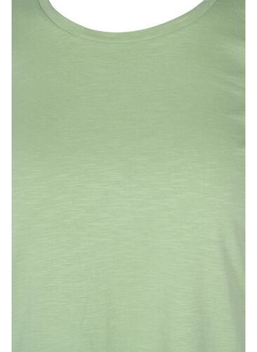 Set van 2 katoenen t-shirts met korte mouwen, Navy B/Reseda, Packshot image number 3