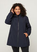 Korte softshell jas met capuchon, Night Sky, Model image number 0