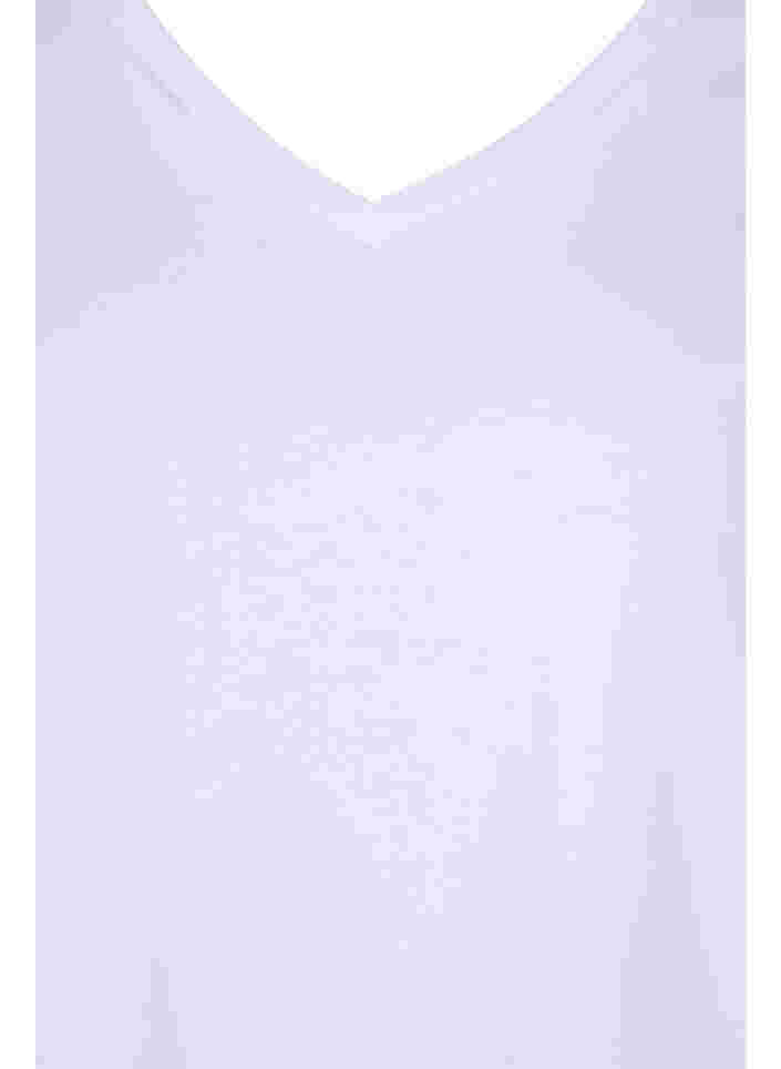 Set van 2 basic t-shirts in katoen, Navy B/B White, Packshot image number 3