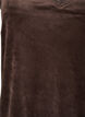 Velour top met kanten rand, Bruin, Packshot image number 2