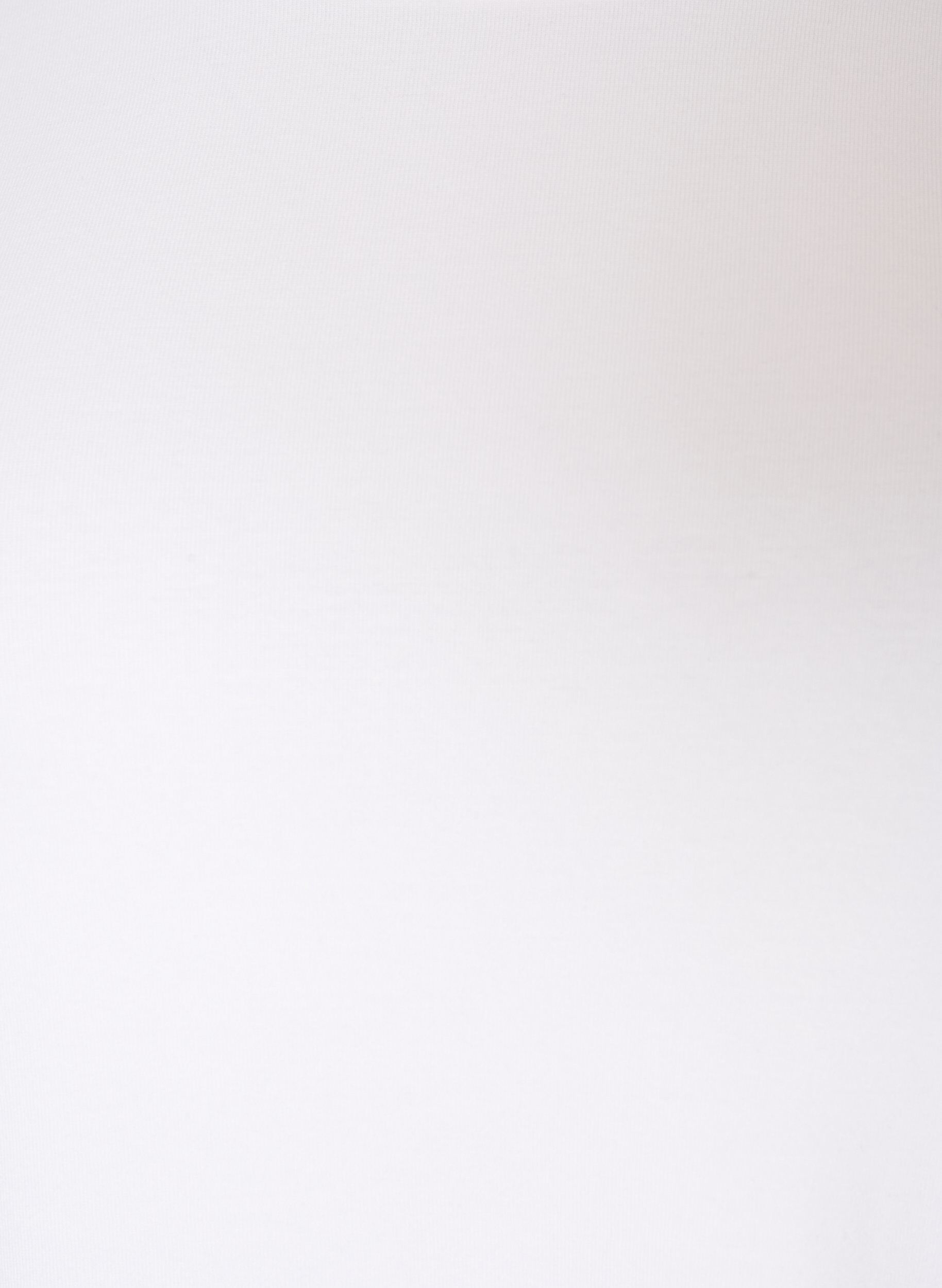 ZizziBasic T-shirt met ronde hals en lange mouwen, Wit, Packshot image number 2