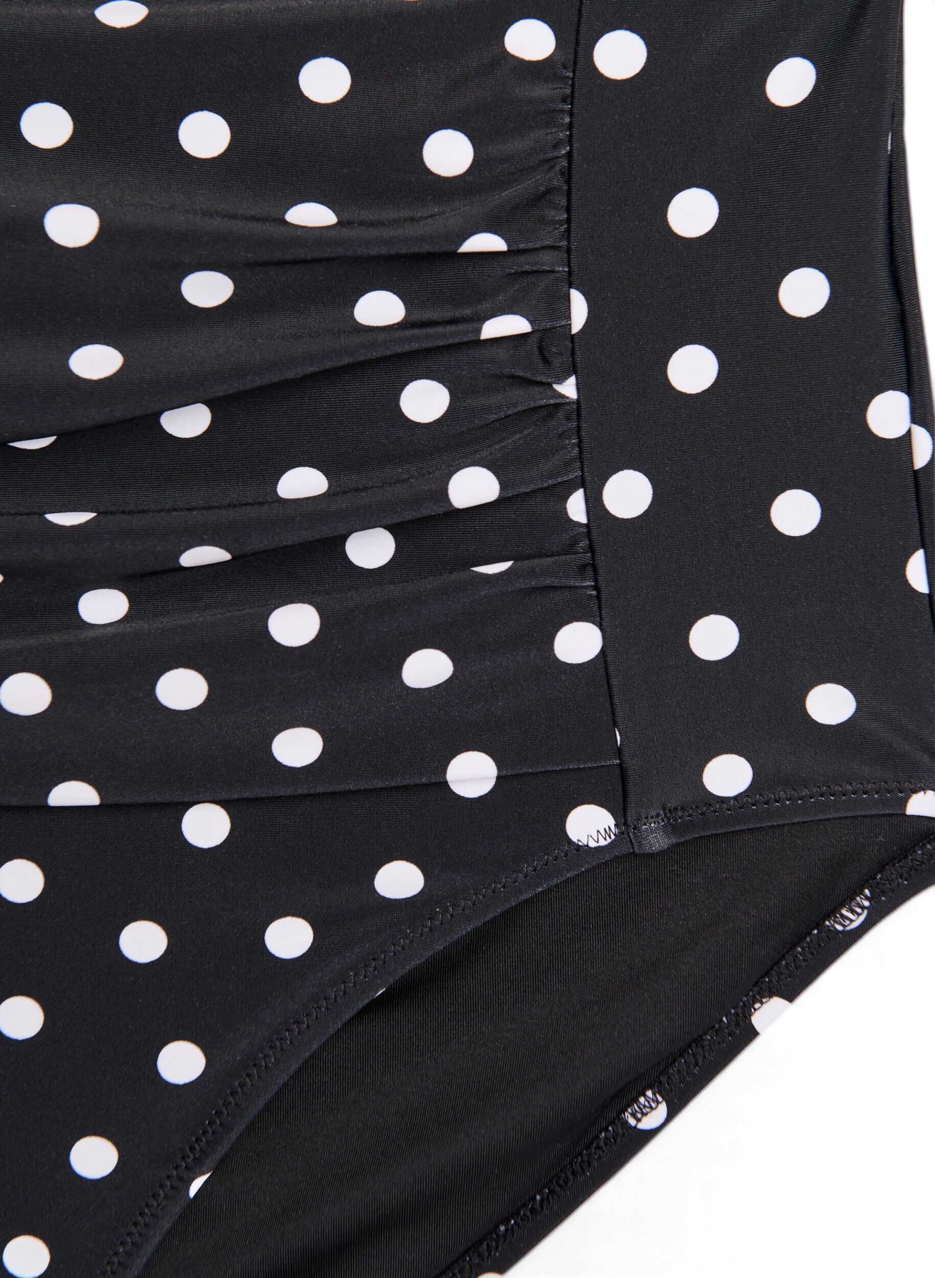 Zizzi Bikinibroekje met print en een hoge taille, Zwart, Packshot image number 2