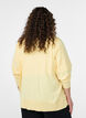 Fijngebreide vest met ronde hals, Geel, Model image number 2