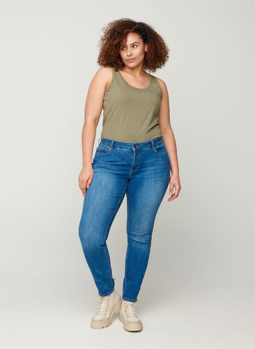 Extra slim fit Sanna jeans, Blue denim, Model image number 0