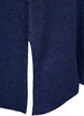 Gebreide trui met diagonale structuur en raglanmouwen, Blauw, Packshot image number 3