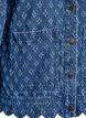 Denimjack met een versleten patroon, Blauw, Packshot image number 3