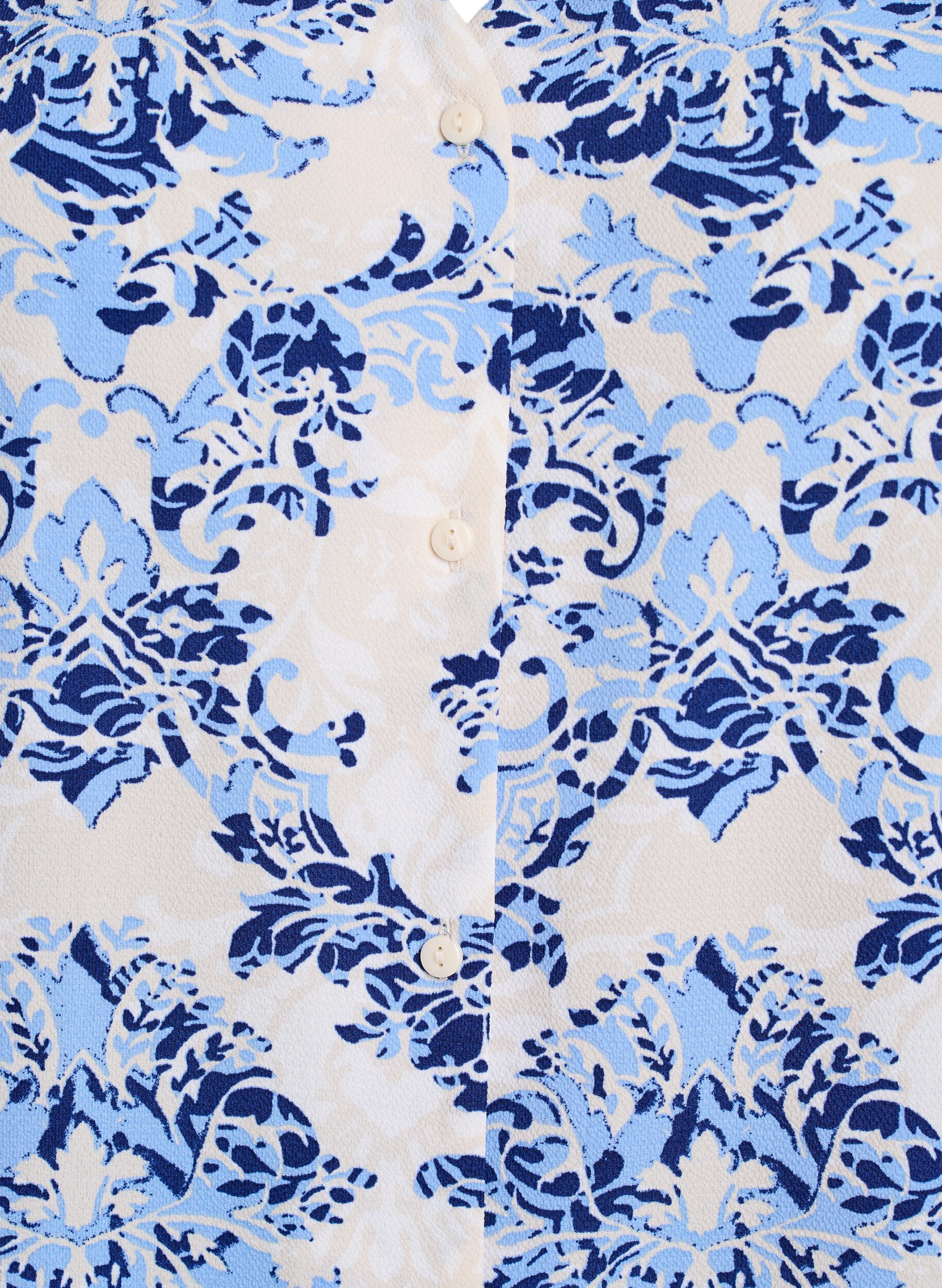 Zizzi Shirtblouse met 1/2 mouwen, Beige, Packshot image number 2