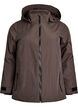 Waterdichte winterjas met afneembare capuchon, Bruin, Packshot image number 0