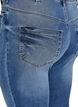Gecropte Amy jeans met ritssluiting details, Blauw, Packshot image number 3