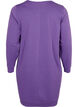Sweatshirt jurk met v-halslijn, Deep Lavender, Packshot image number 1