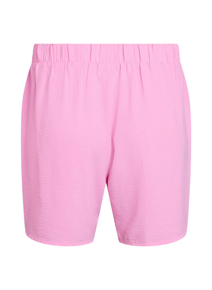 Korte broek met zakken en elastische tailleband, Roze, Packshot image number 1