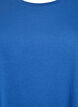 T-shirt met korte mouwen van katoenmix, Blauw, Packshot image number 2