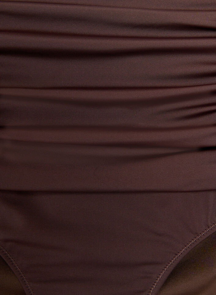 Bikinibroekje met high waist, Bruin, Packshot image number 2