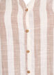Katoenen blouse met V-hals, Beige, Packshot image number 2
