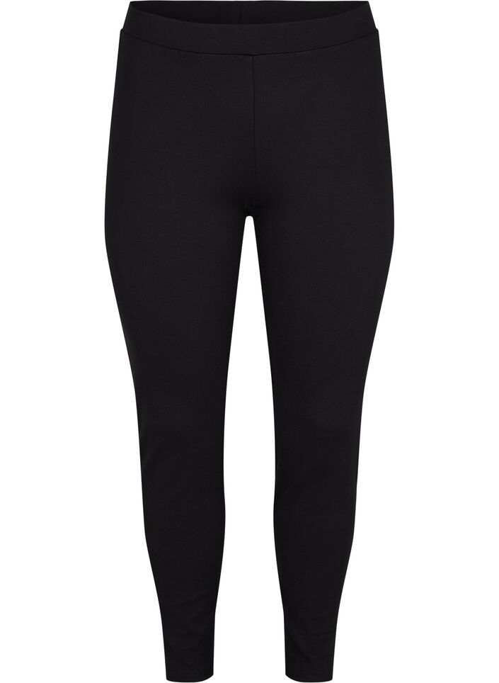Legging met rits, Black, Packshot image number 0