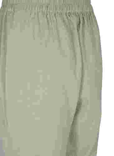 Katoenen Pyjamabroek met structuur, Seagrass , Packshot image number 3