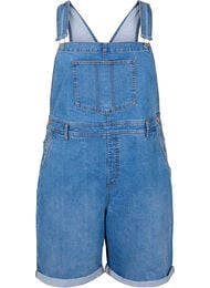 Denim overalls korte broek, Blauw