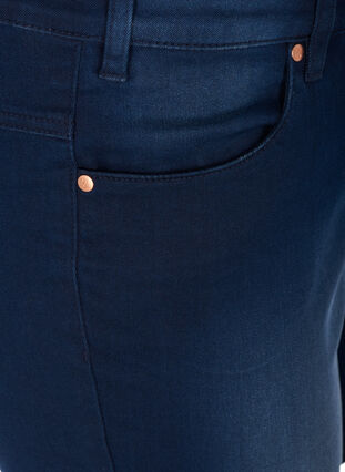 slim fit Emily shorts met normale taille, Blue denim, Packshot image number 2