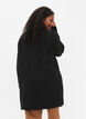 Gevlekt gebreid vest met zakken, Grijs, Model image number 2