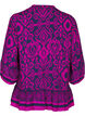 Blouse met print en 3/4 mouwen, Blauw, Packshot image number 1