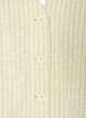 Gestreepte vest in linnen en viscose, Groen, Packshot image number 2