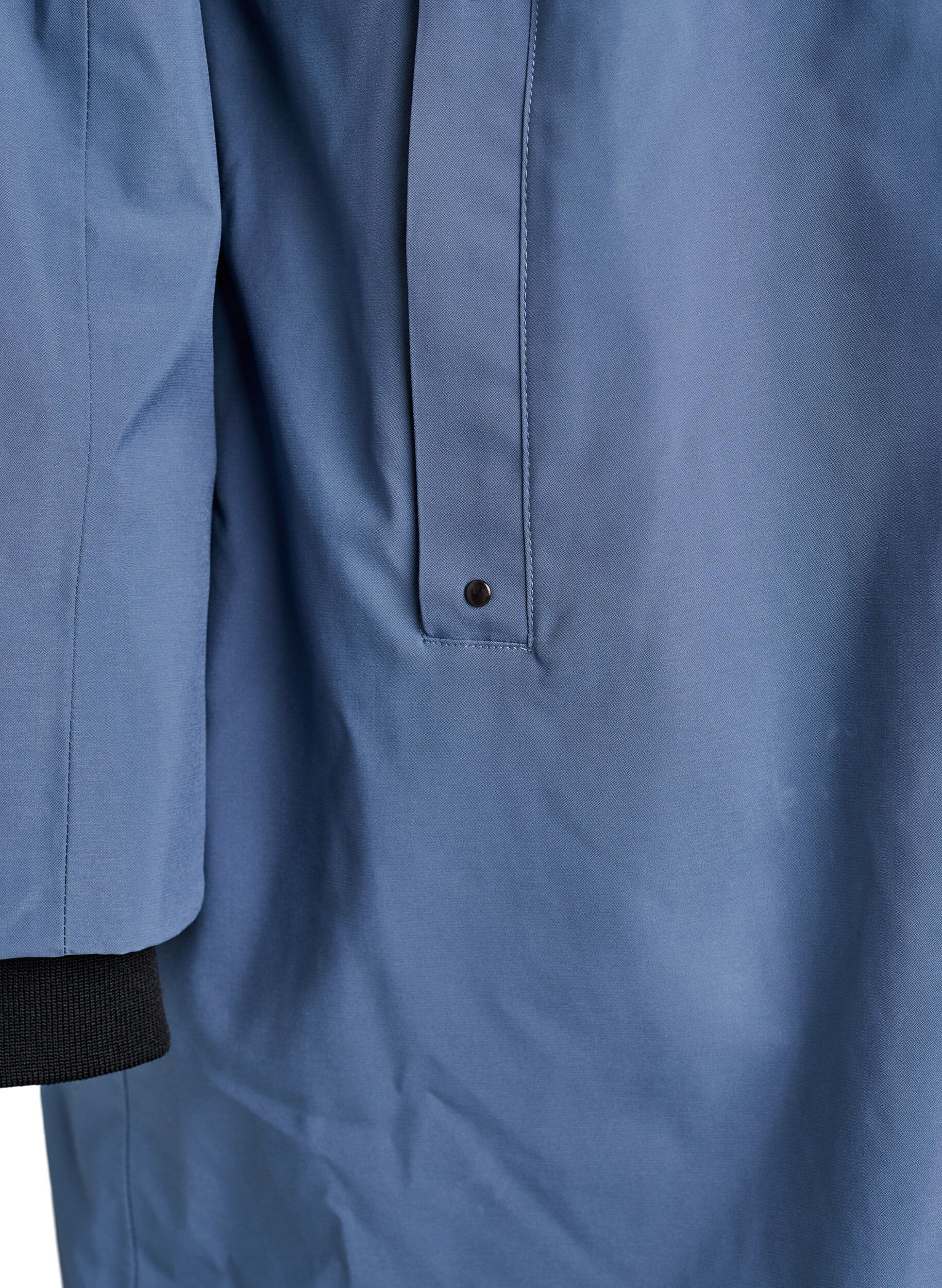 Zizzi Functionele gewatteerde winterparka, Blauw, Packshot image number 3