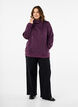 FLASH - Sweatshirt met hoge kraag, Plum Perfect, Model image number 2