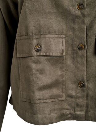 Dames - Korte jas in een trendy metallic look - GOLD Dames - Korte jas in een trendy metallic look - GOLD
