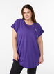 Lang trainings T-shirt, Paars, Model image number 0