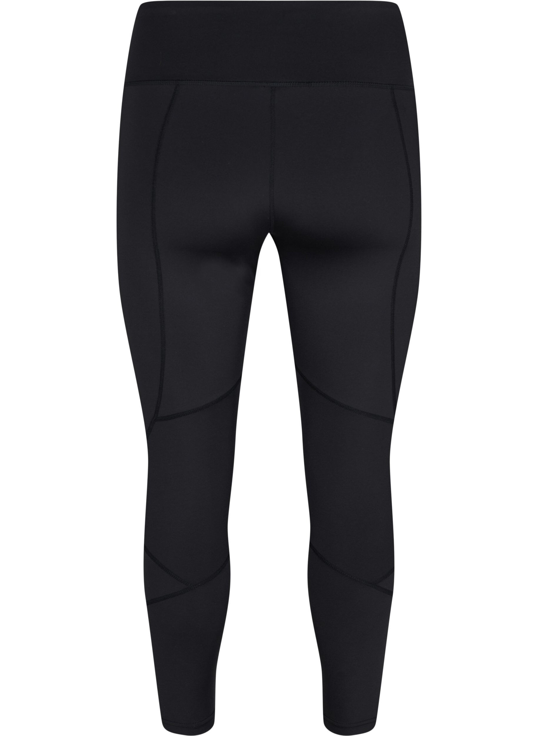 Zizzi Effen gym legging, Black, Packshot image number 1