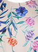 Gebloemde blouse met smokwerk, Blauw, Packshot image number 2
