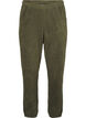 Zachte teddy broek met elastische taille, Forest Night, Packshot image number 0