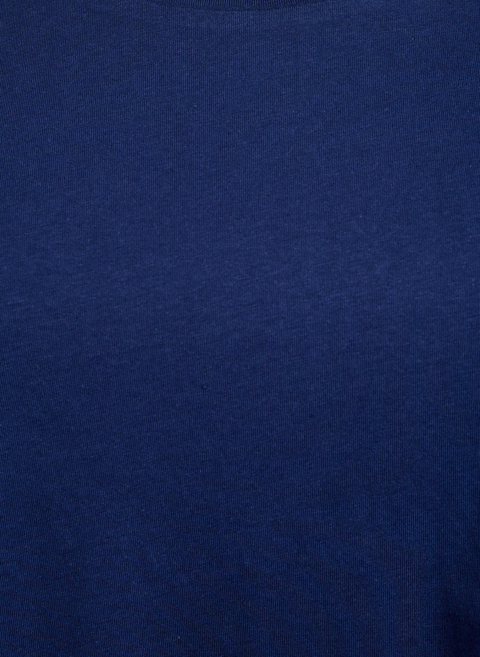 ZizziT-shirt met ronde hals en A-lijn vorm, Blauw, Packshot image number 2