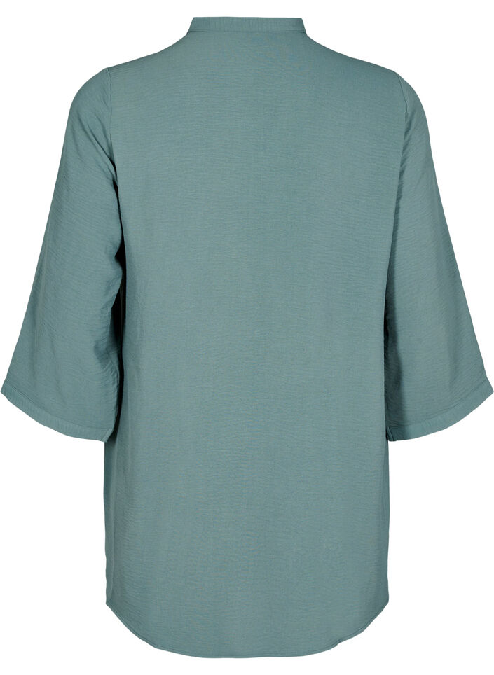 Tuniek met 3/4 mouwen, Groen, Packshot image number 1