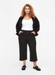 Losse broek met 7/8 lengte, Zwart, Model image number 0