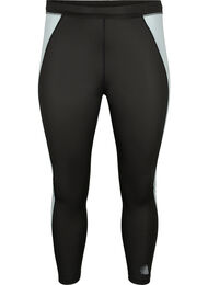 Ski-onderbroek met contrast streep, Black w. Gray Mist