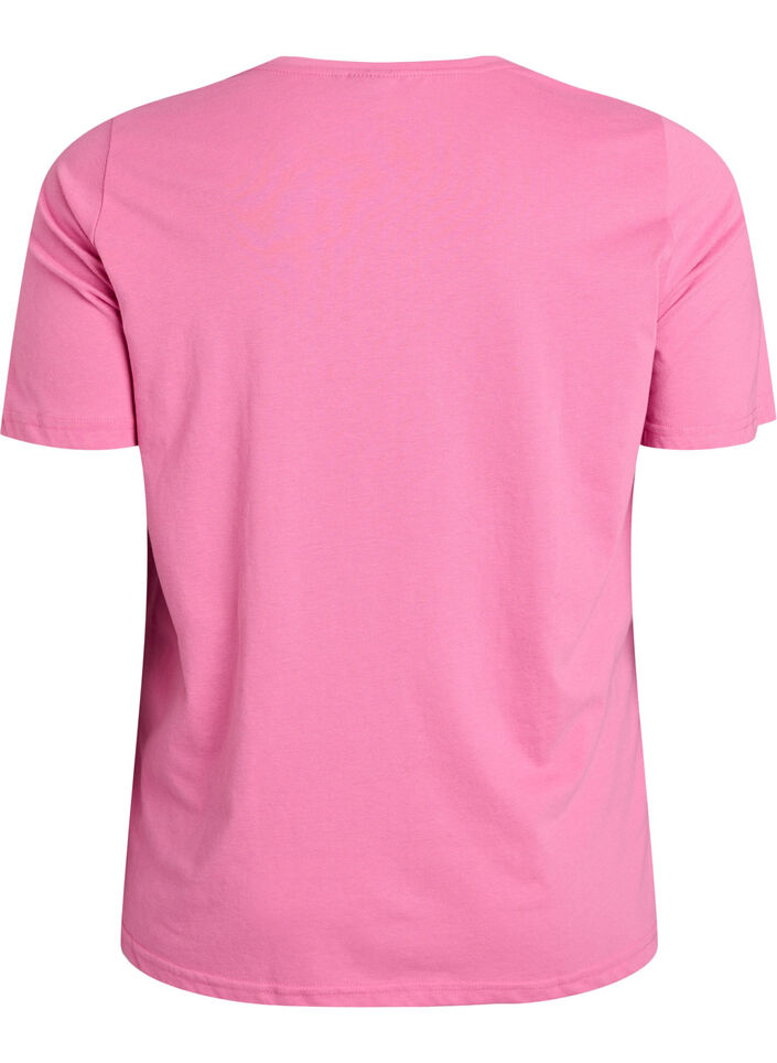 T-shirt met print, Roze, Packshot image number 1