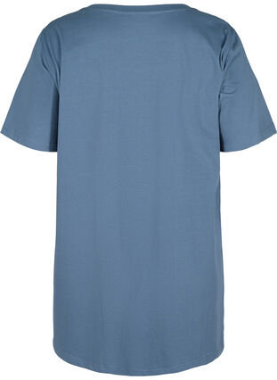Lang katoenen t-shirt met korte mouwen, Bering Sea, Packshot image number 1