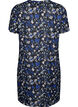 FLASH - Jurk met bloemenprint en korte mouwen, Black Blue Green AOP, Packshot image number 1